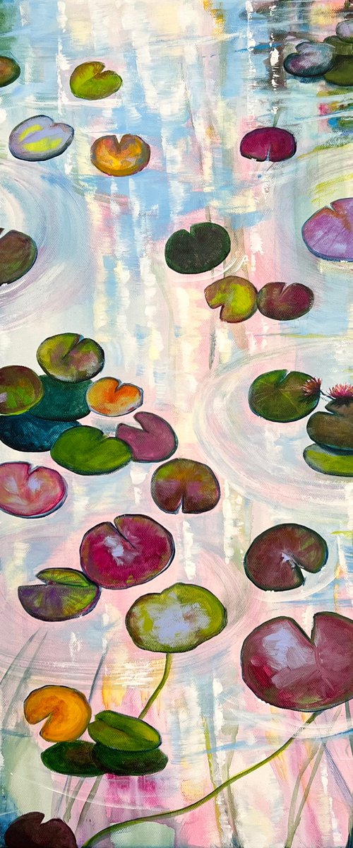 I Love Waterlilies 1 by Sandra Gebhardt-Hoepfner