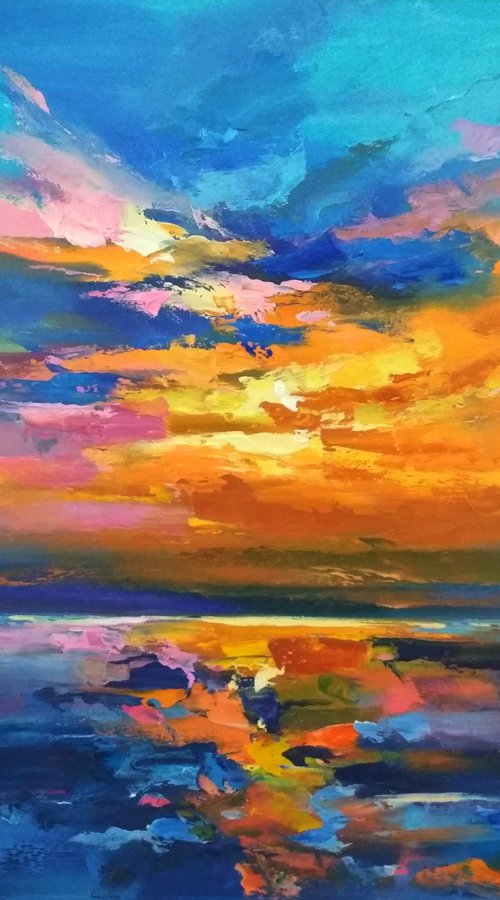 Abstract seascape 09 by Andrej  Ostapchuk
