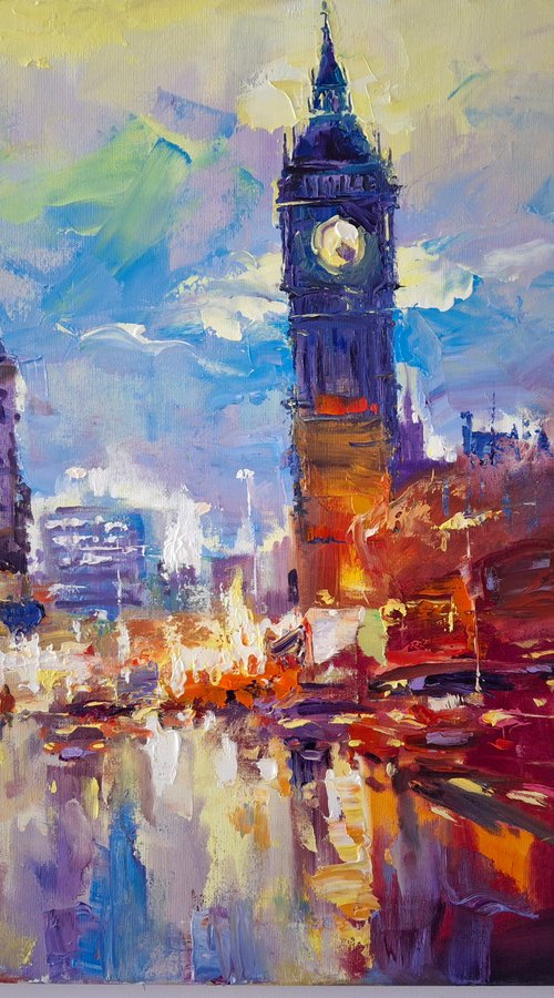 The Evening Rhythm of London by Andrej  Ostapchuk