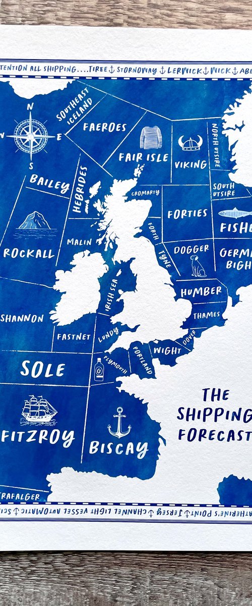 Shipping Forecast IV - all new design, limited-edition by Design Smith