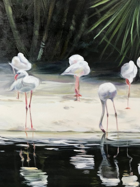 Oil painting "Tropics" 80 * 55 cm by Ivlieva Irina