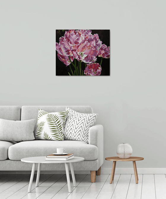 Red Parrot Tulips