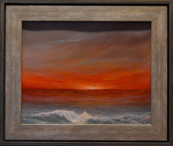 Tangerine Skies Seascape