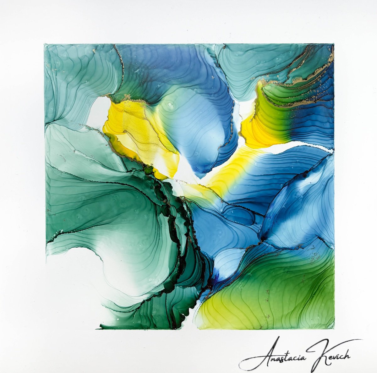 Echo Of Unspoken Depth By Anastacia Kevich, 8 X 8, Artwork For Sale On Artfinder