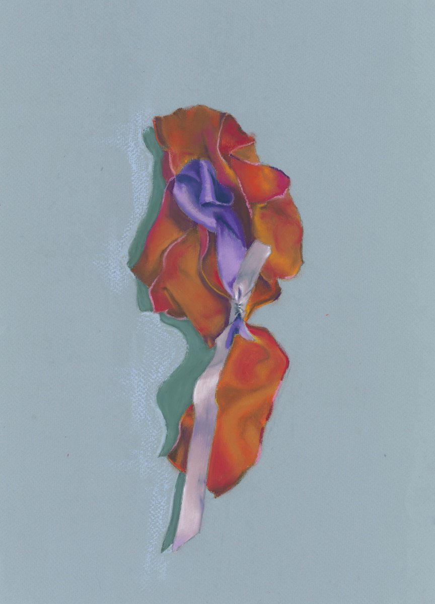 Impressionistic Pastel Drawing , Triple Knotted Two By Kristine Facchetti, 12 X 16, Artwork For Sale On Artfinder