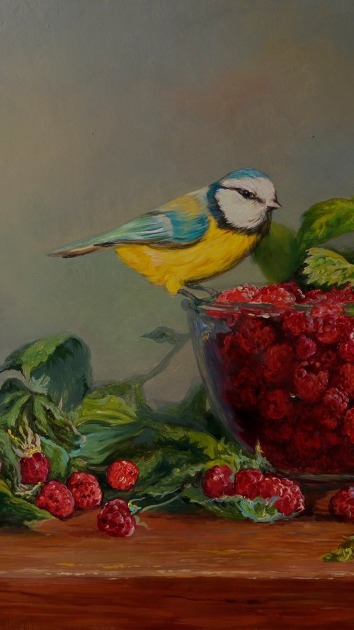 Blueberry and raspberry by Eduard Panov