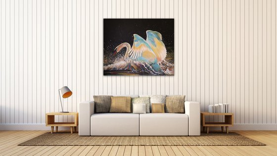 Magical bird |Swan | Flight