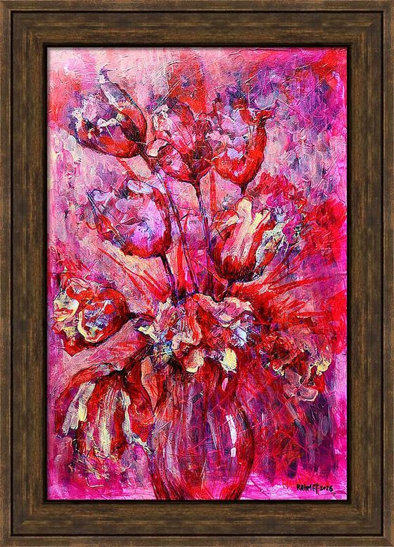 Fantasy with Flowers 338: paper 59x42cm