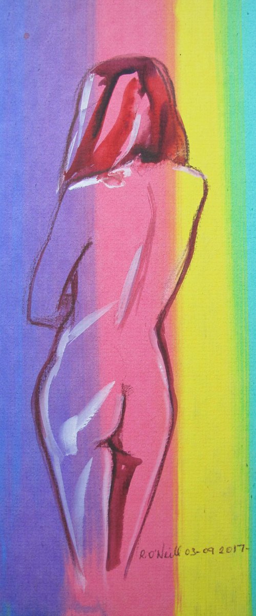 Standing female nude by Rory O’Neill