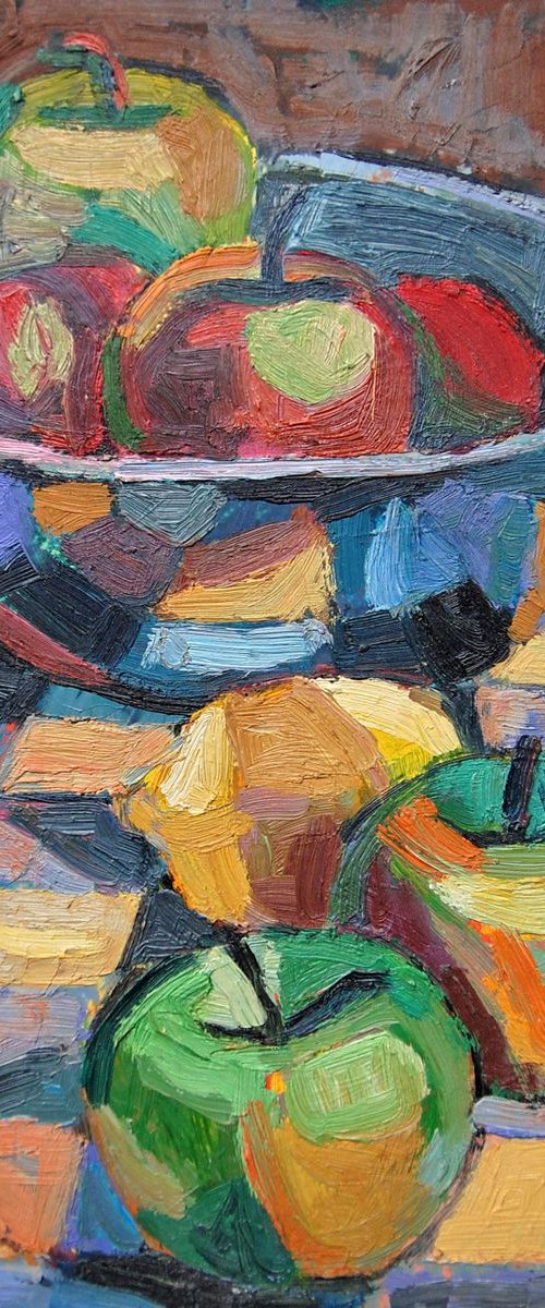 Apples / Still Life ( 34 x 27 cm ) by Maja Đokić Mihajlović