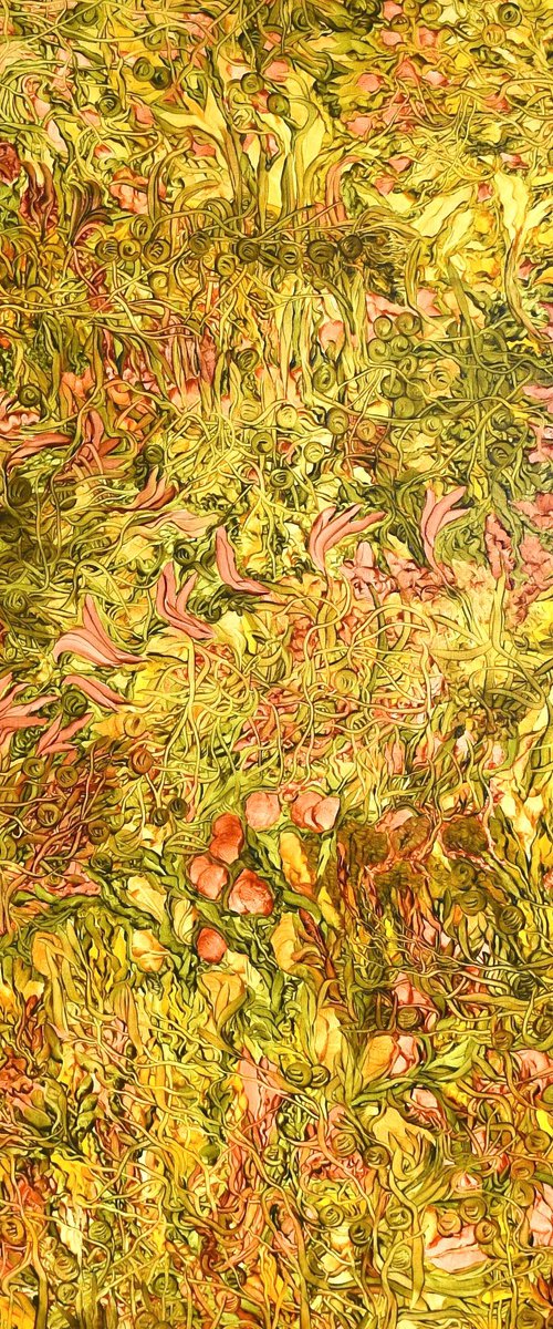 Yellow Garden by Kathleen Mullaniff