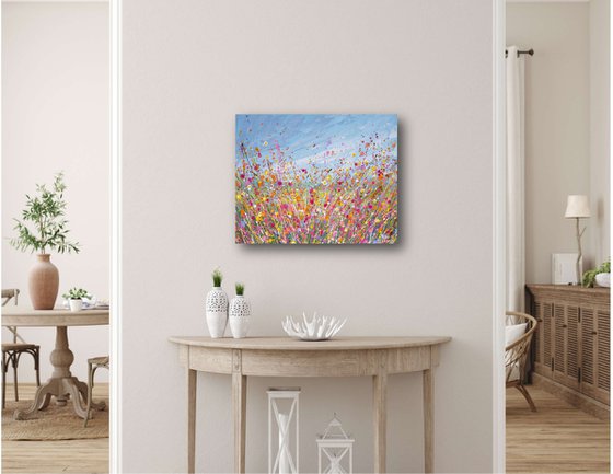 Color Bloom - Original Floral Painting