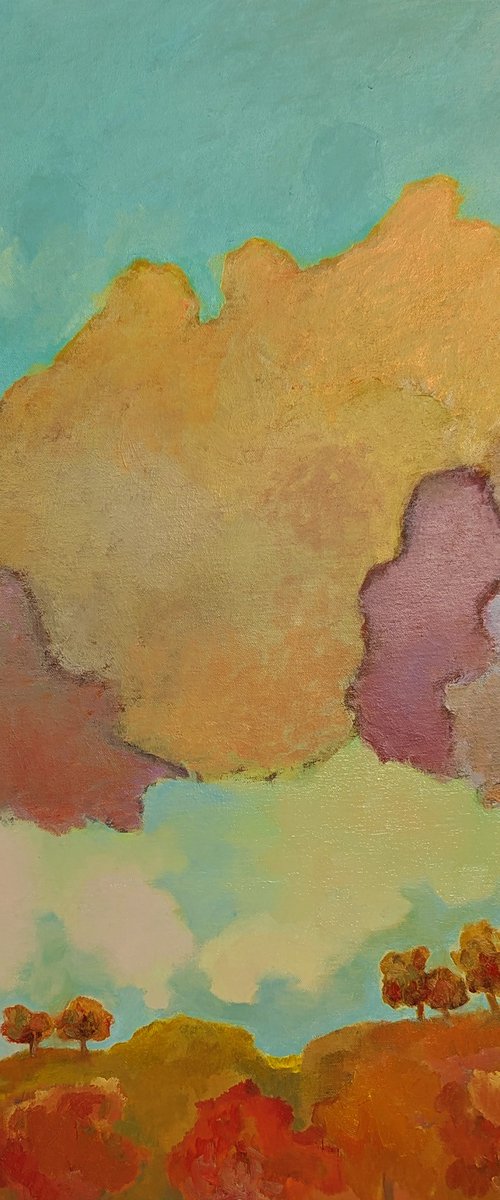 Clouds in Autumn. by Veta Barker