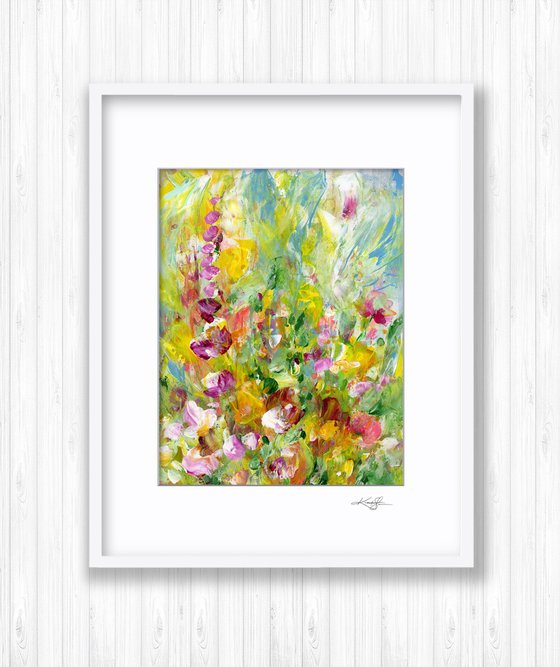 Floral Fall 9 - Floral Abstract Painting by Kathy Morton Stanion