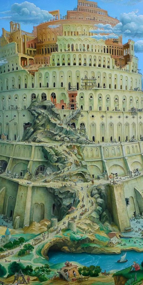 The Tower of Babel. by Alexander Mikhalchyk