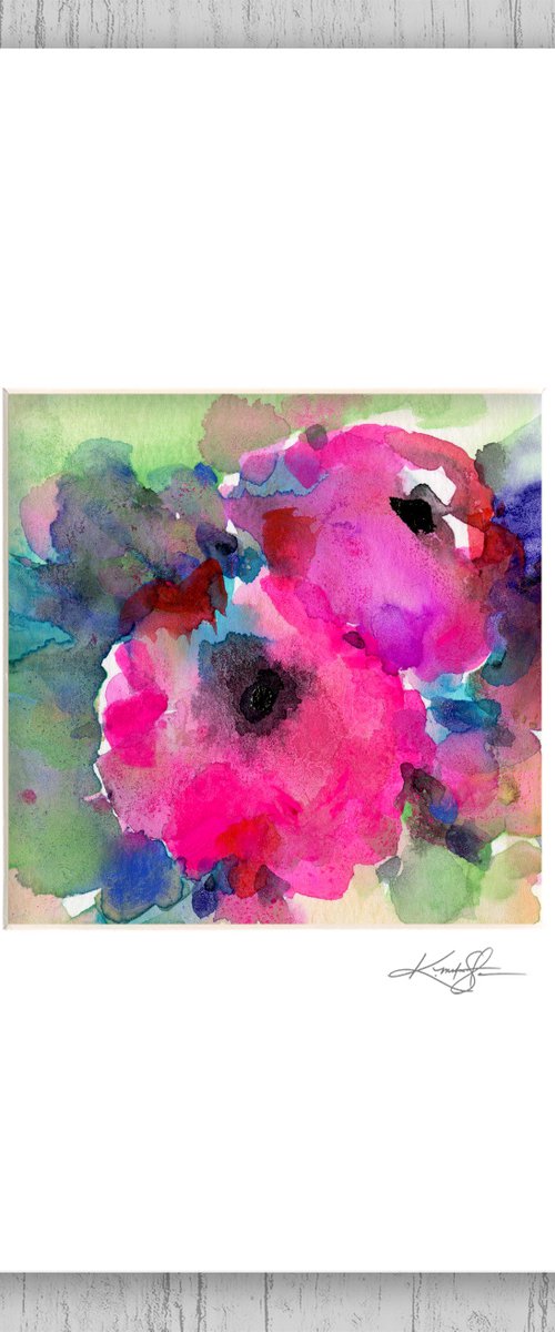 Flowers 36 - Flower Painting by Kathy Morton Stanion by Kathy Morton Stanion