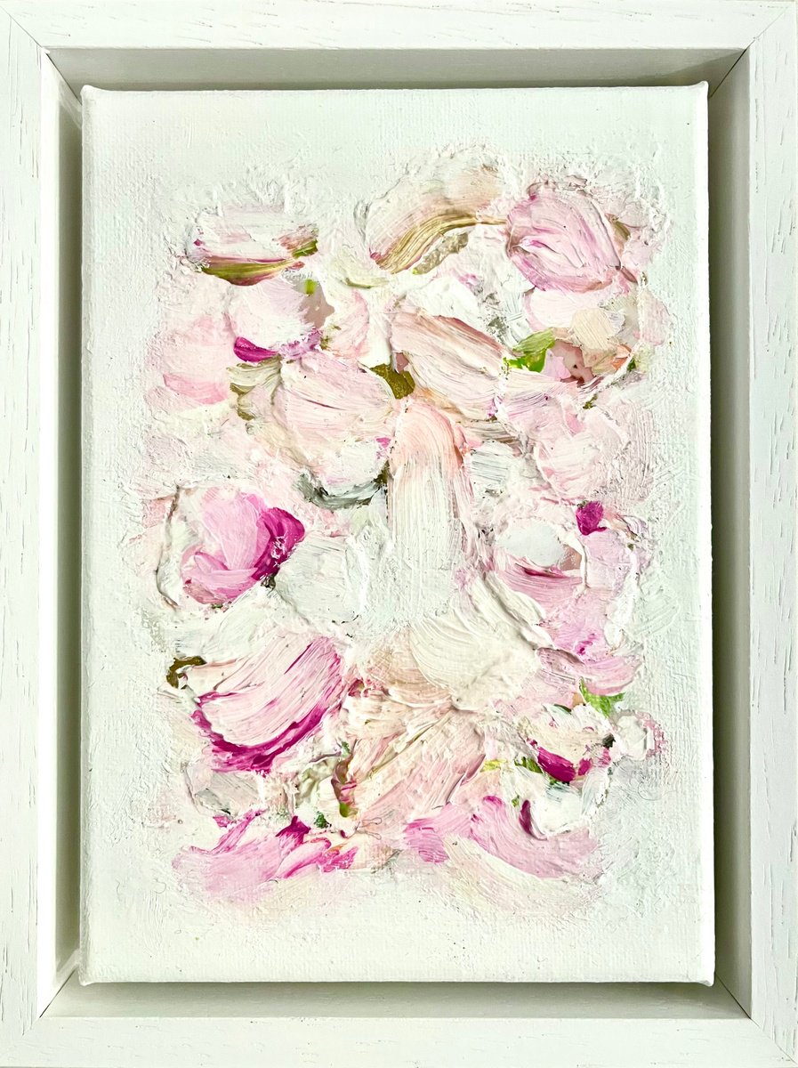 Organic Botanical Collage By Corinne Natel, 6 X 8, To Be With You #97, Original Artwork