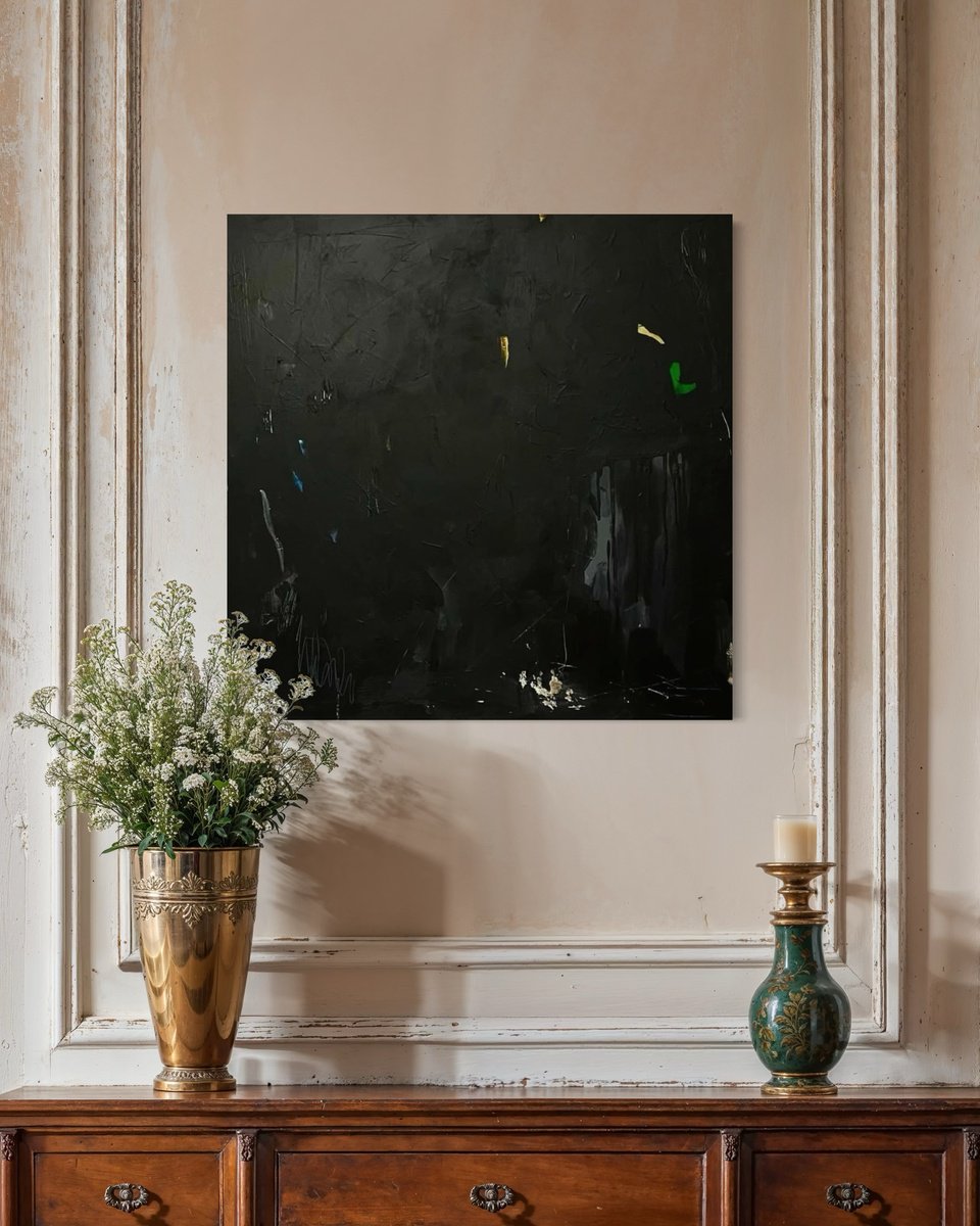 Abstract Acrylic Painting By Tanya Lytko, 28 X 28", "Reboot", Original Artwork