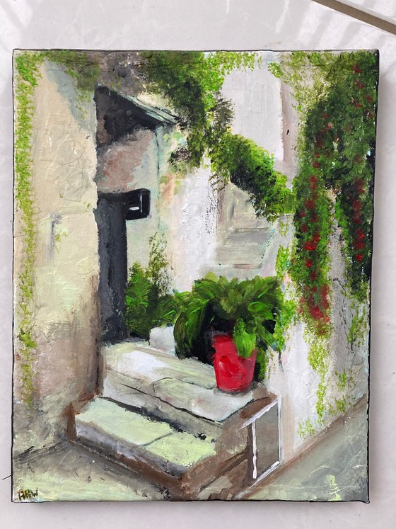 Steps to a Summer House, Italy
