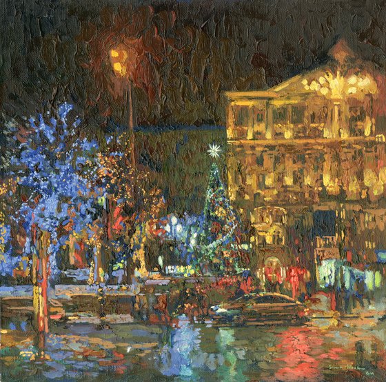 New Year. Pushkin Square