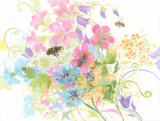 Flowering meadow * free shipping *