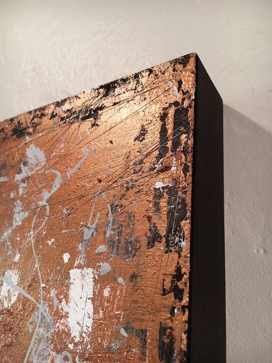 Contemporary Abstract "Copper"