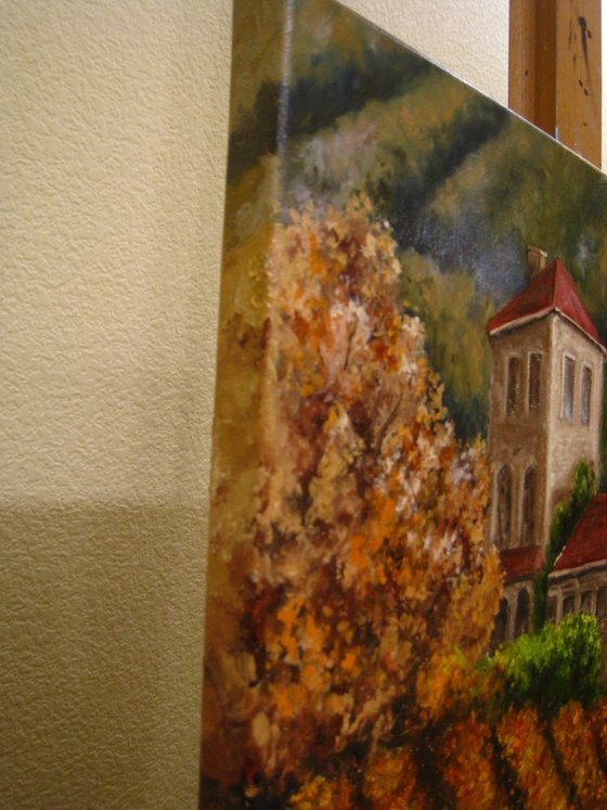 Autumn Vineyards and Champagne