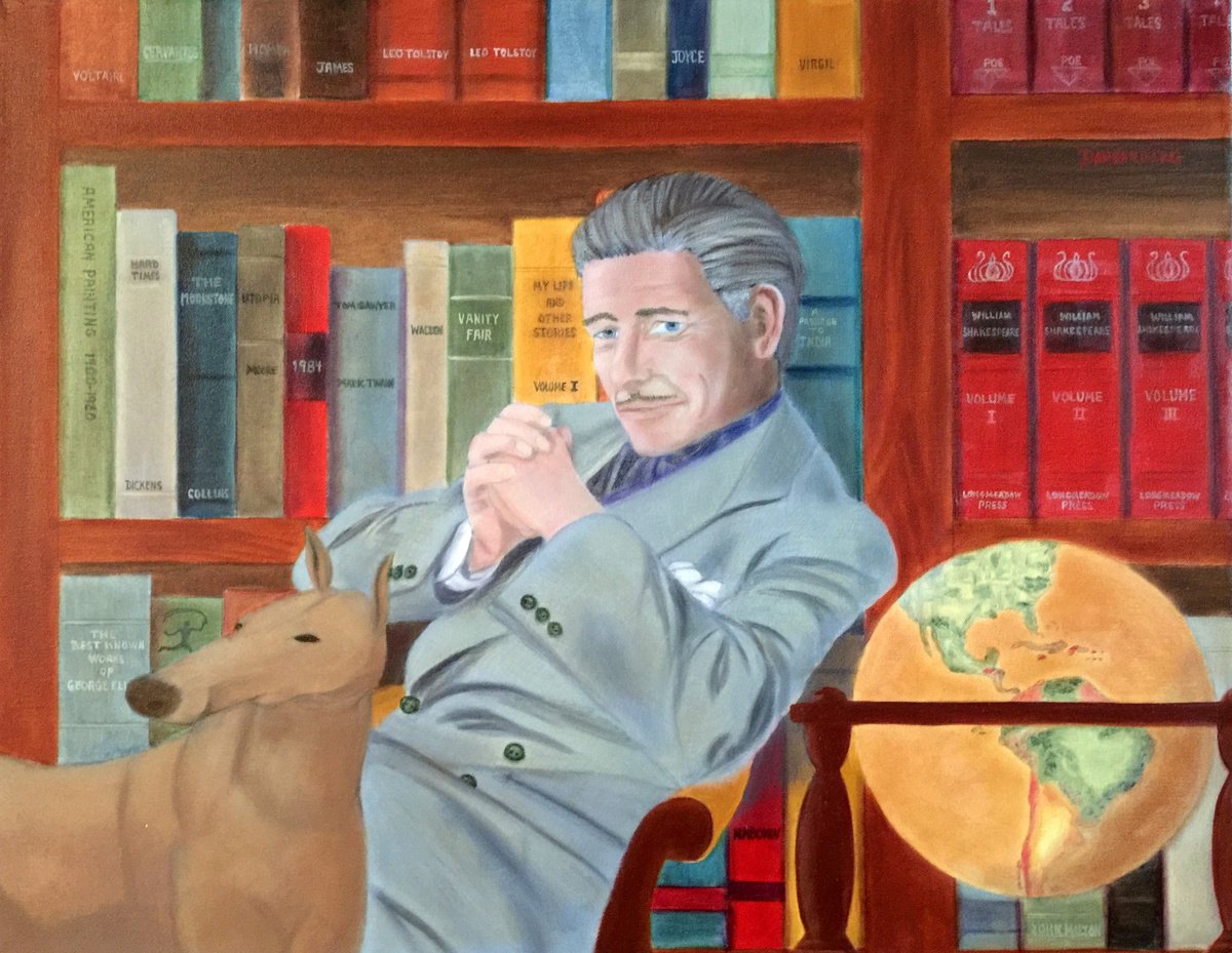 Photorealistic Portrait Oil Painting By Leslie Dannenberg, 28 X 22", The Study, Original Artwork