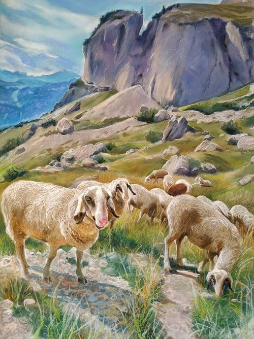 «Le pecore»/«The sheeps» by Iryna Makovska