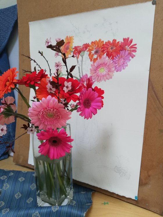 Gerbera daisy bouquet