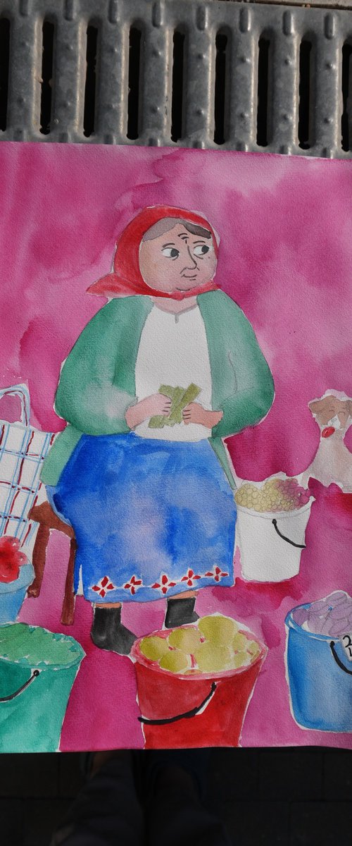 Market Day — Study by Valeria Buianova