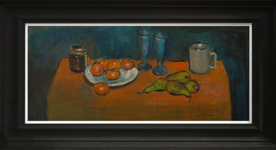 Still Life with Fruit and Marmalade Jar