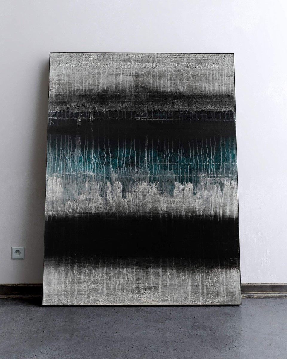 Organic Abstract Acrylic Painting By Nemanja Nikolic, 36 X 48", Outvoice, Original Artwork