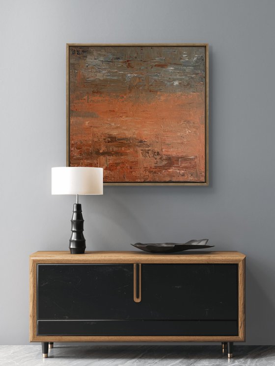 „Where silence dwells“ 80x80x2 cm