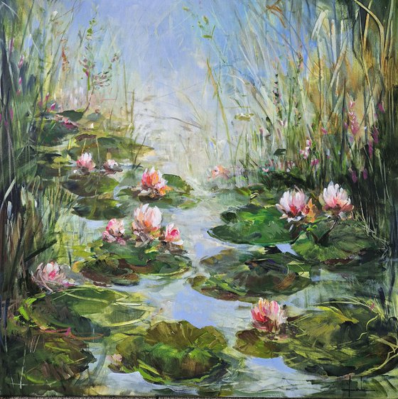 Pond with Water Lilies
