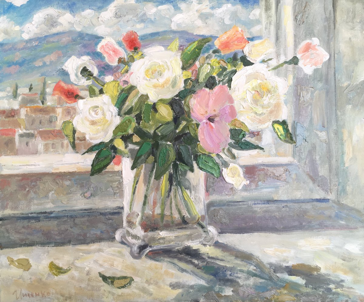 Sunny roses by Alexandr Ischenko