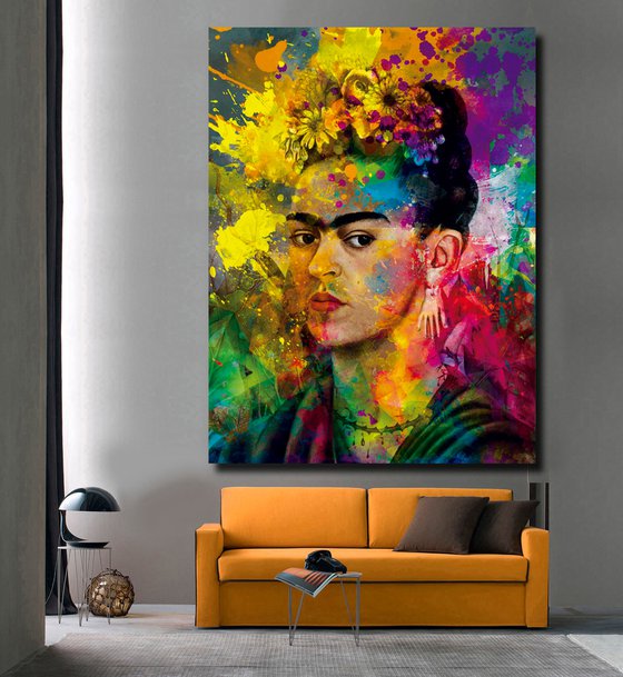 Frida pop/XL large original artwork