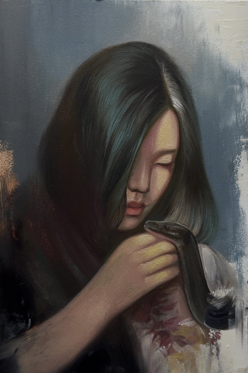 Woman Portrait By Anastasia Parfilo, 8 X 12, Artwork For Sale On Artfinder