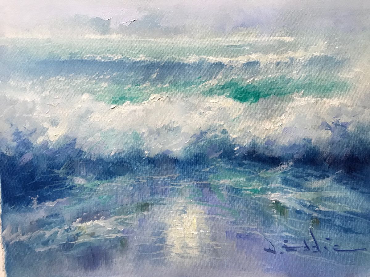 Ocean Waves by W. Eddie