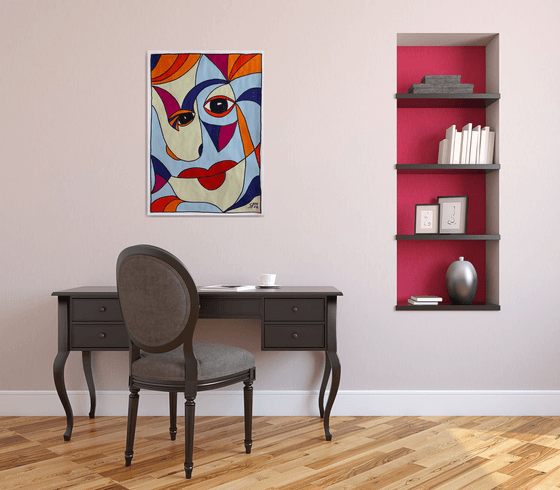 Color, Shape, Emotion 01... /  ORIGINAL ACRYLIC PAINTING