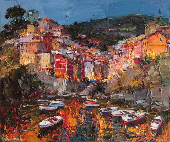 Riomaggiore at Night