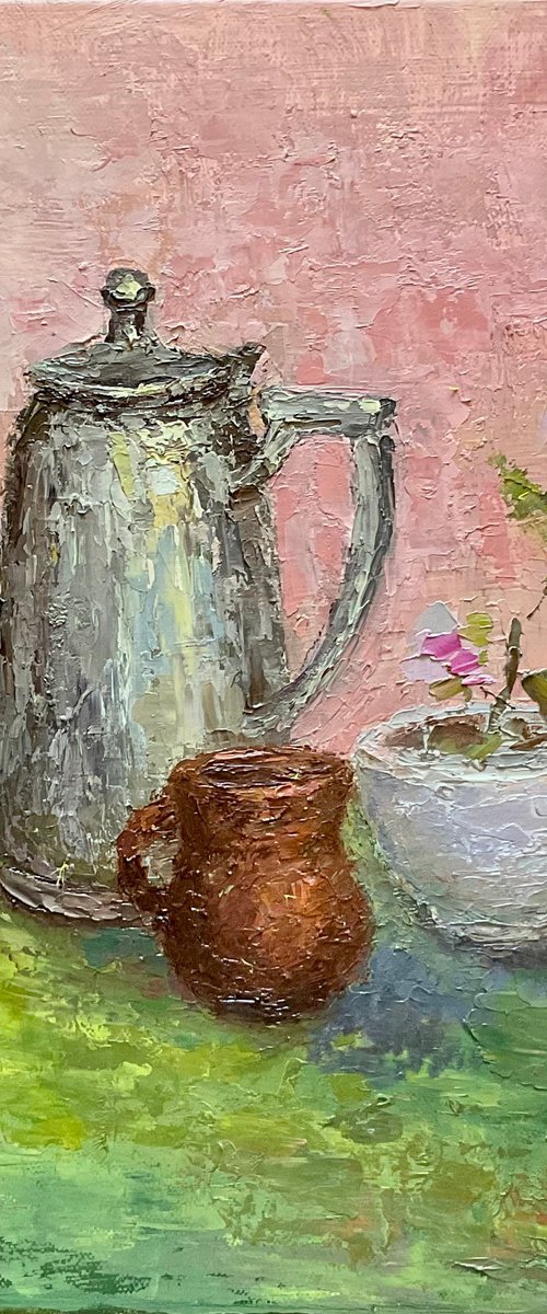 SILVER CAFFEE POT by Vera Klimova