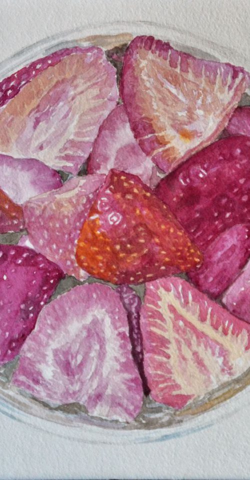 Strawberry slices by Afekwo