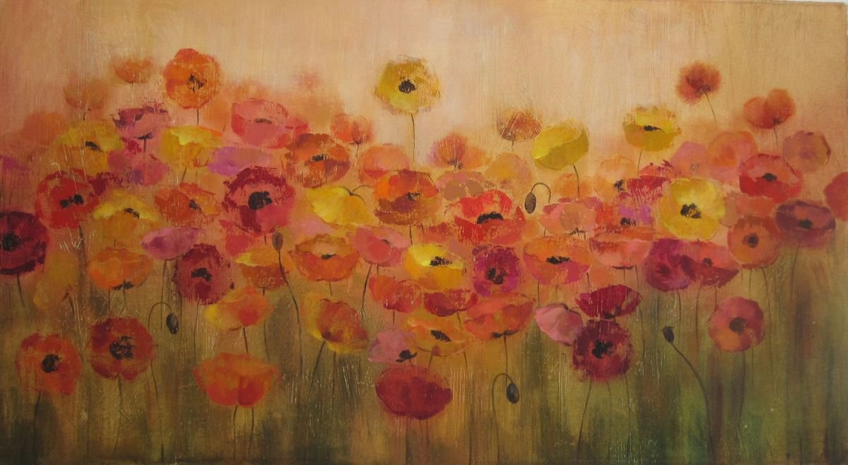 Field of Poppies by Silvia Vassileva