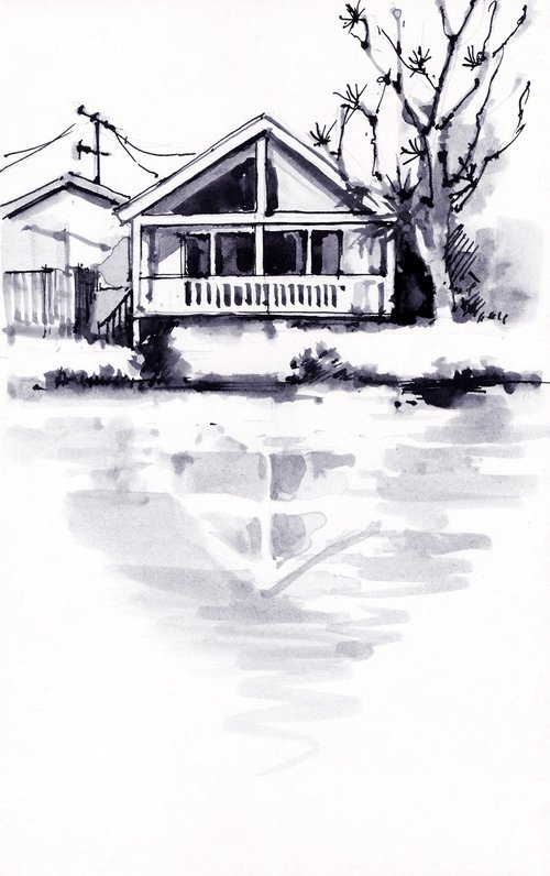 House by the water. by Tatiana Alekseeva