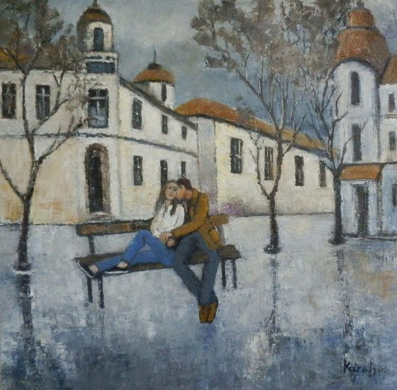Two on a bench