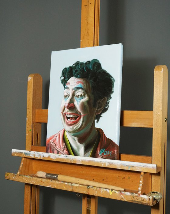 Self portrait as a joker n.2