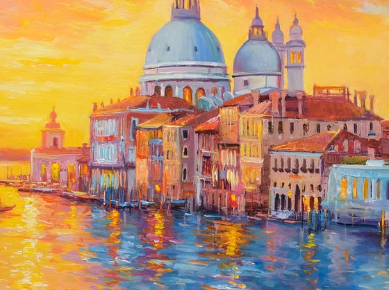 Venice Sunset Reflections