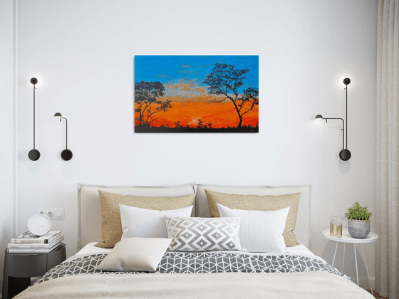 Orange sunset 1