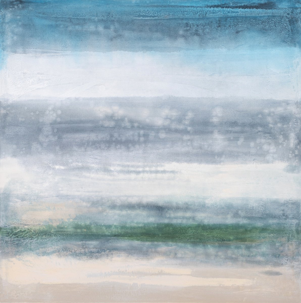 Abstract Acrylic Painting By Rokas Berziunas, 55 X 55", No. 22-71 (140 X 140 Cm ), Original Artwork